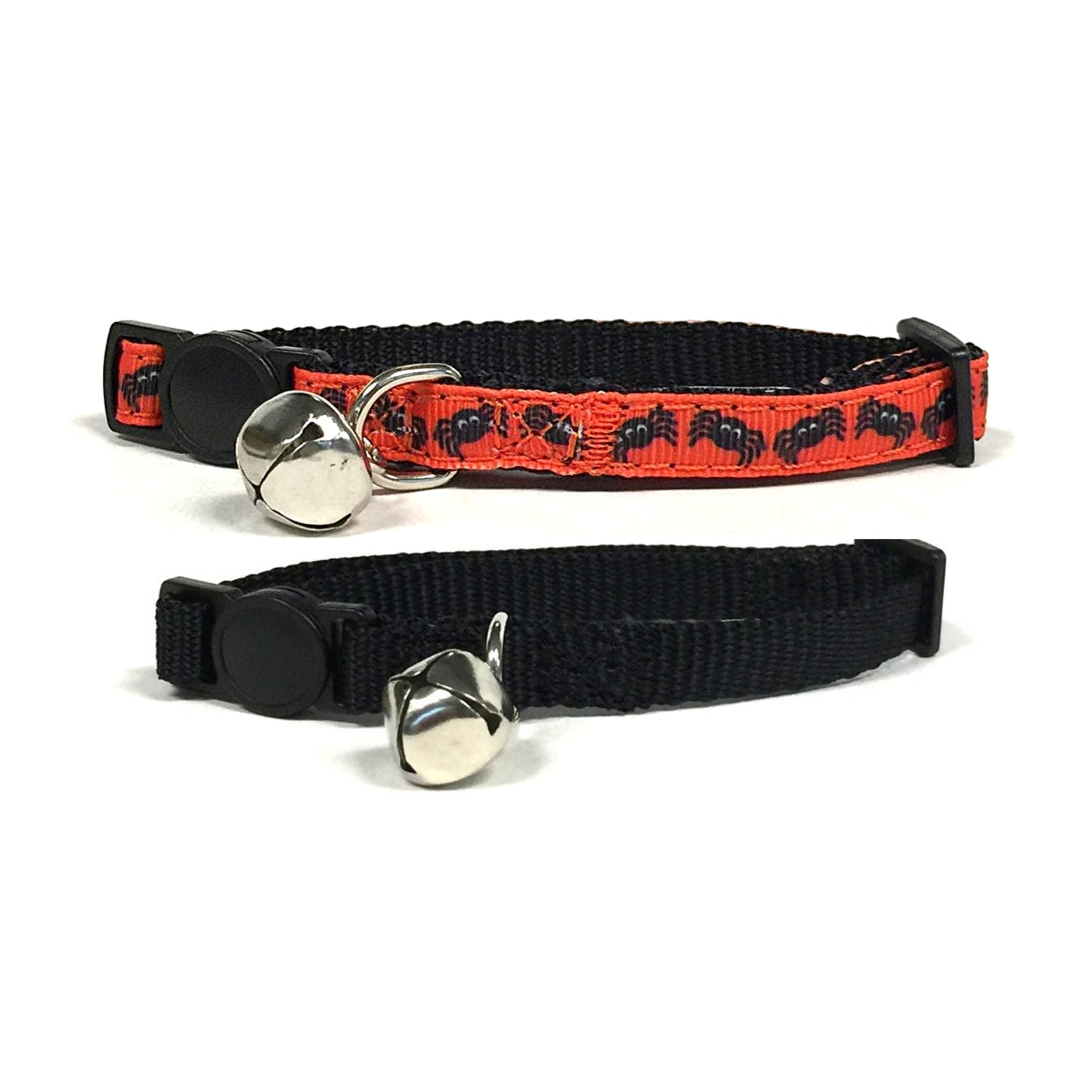 Midlee Halloween Spider Cat Collar Set with Safety Buckle