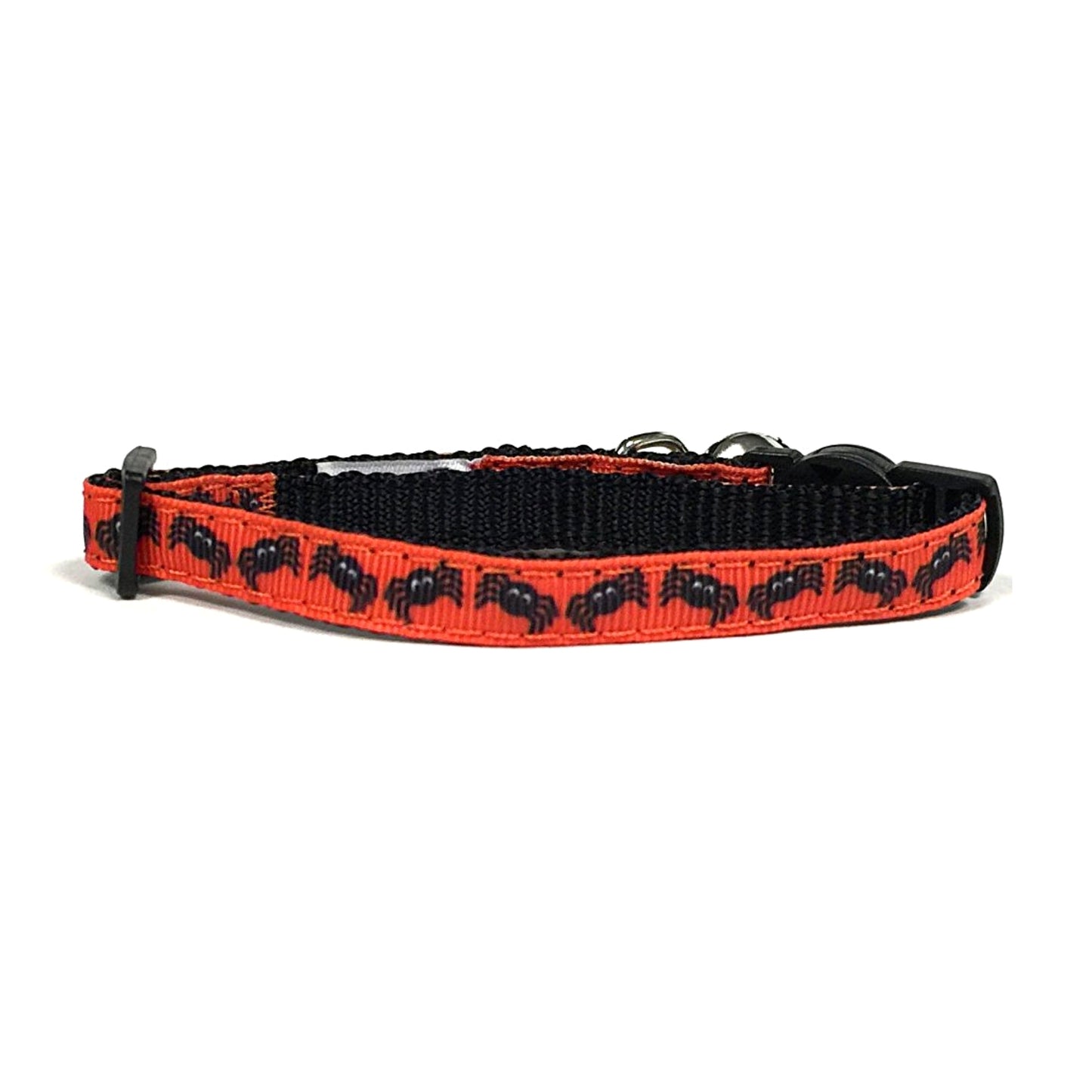 Midlee Halloween Spider Cat Collar Set with Safety Buckle
