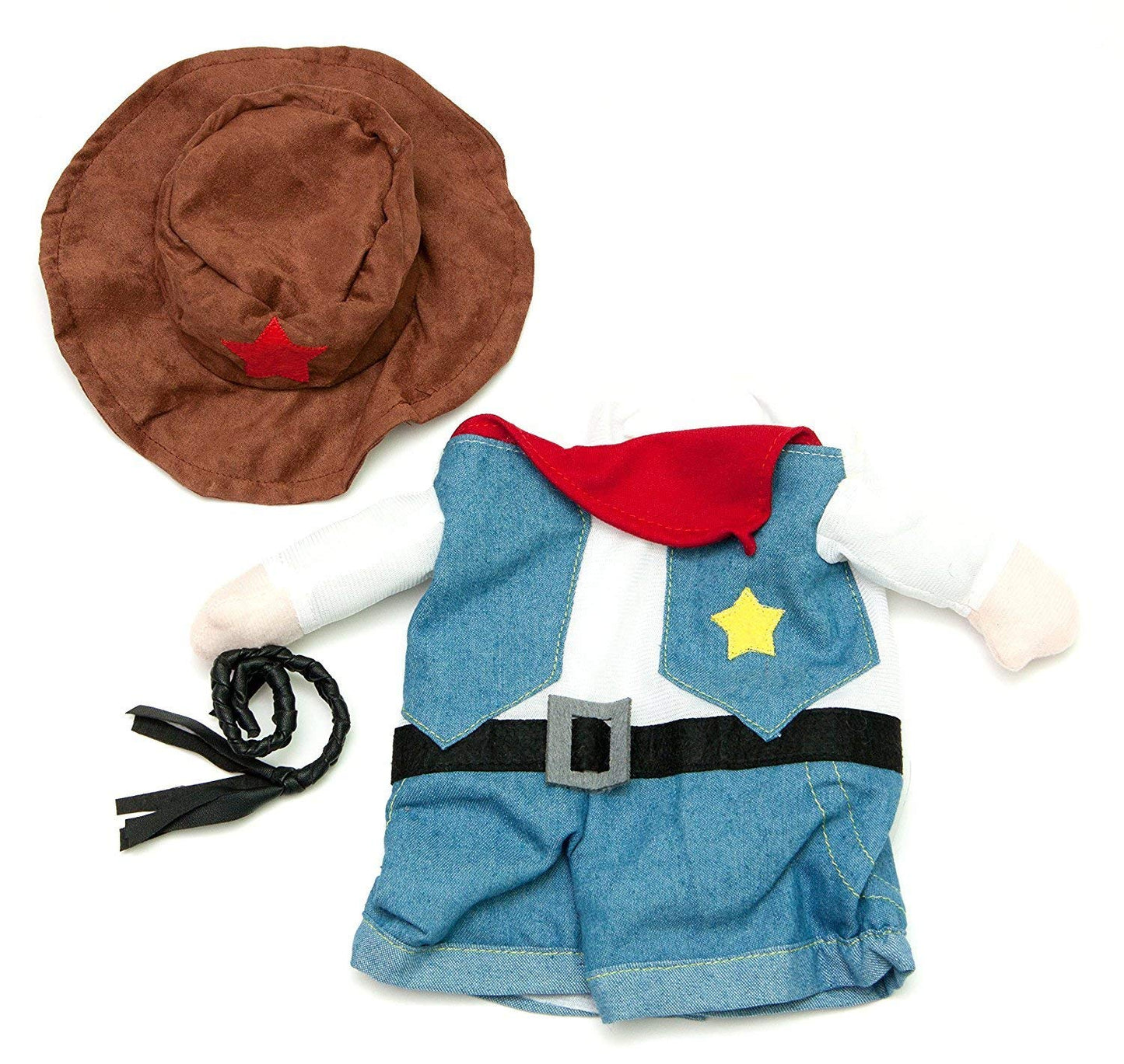 Midlee Fake Arms Cowboy Costume for Small Dogs