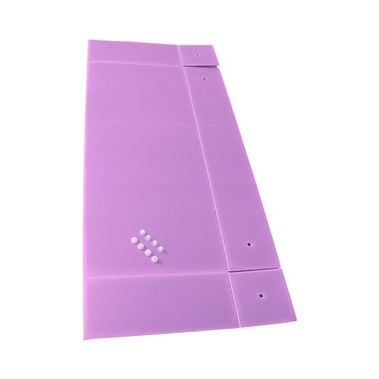 Midlee Guinea Pig Corrugated Plastic Cage Liners - 4' x 2' Panel Size - Purple