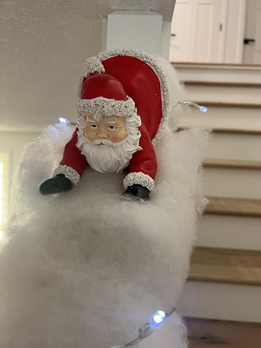 Midlee Christmas Santa Stairway Statue