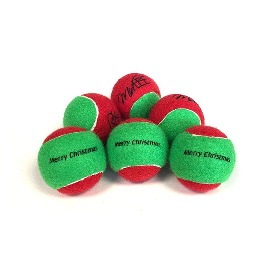 Midlee Christmas Dog Tennis Balls