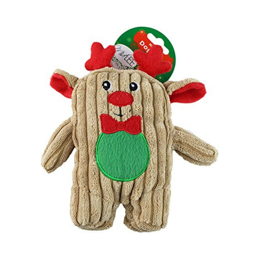 Midlee Christmas Corduroy Dog Toy (Reindeer)
