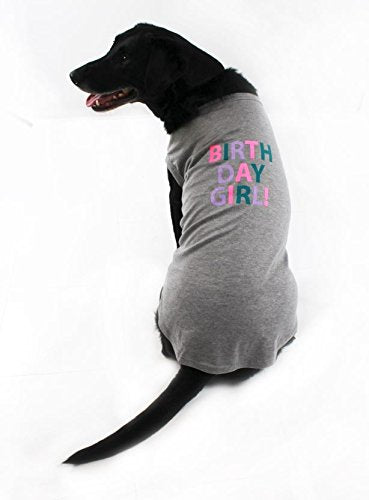 Midlee Birthday Girl Dog Shirt (XX-Large)