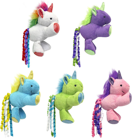 Multipet Unicorn with Catnip Cat Toy - Assorted Color 3"- One Toy