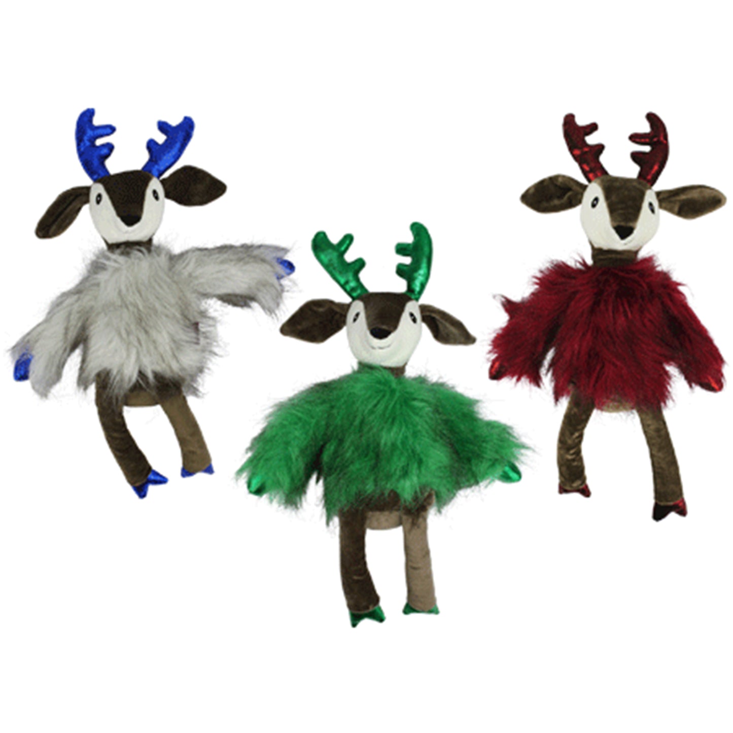 Multipet Holiday Dapper Deer Dog Toy - 17"- One Toy