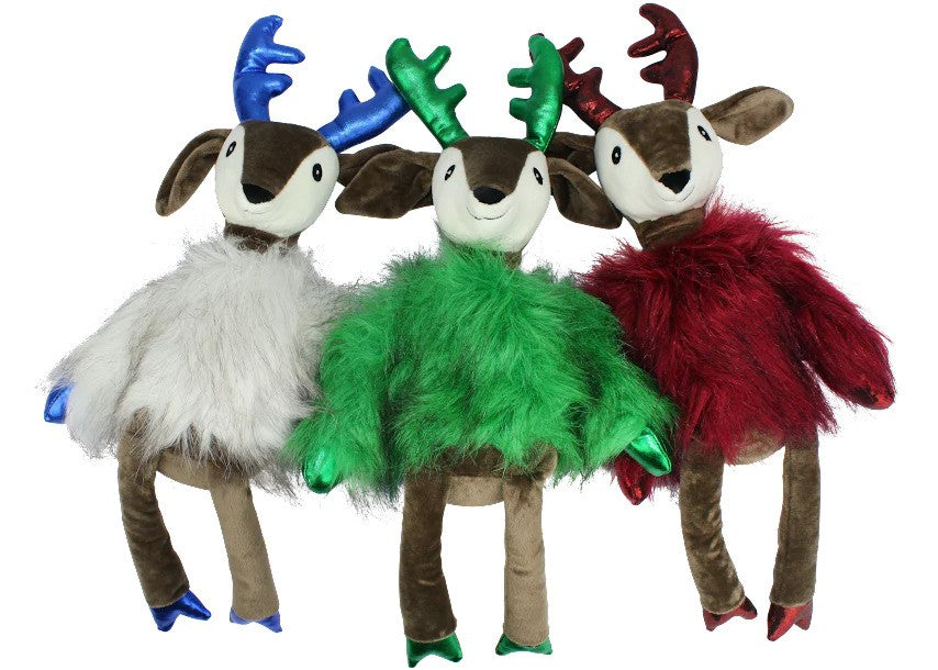 Multipet Holiday Dapper Deer Dog Toy - 17"- One Toy