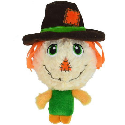 Multipet Harvest Knobby Noggin' Scarecrow Dog Toy