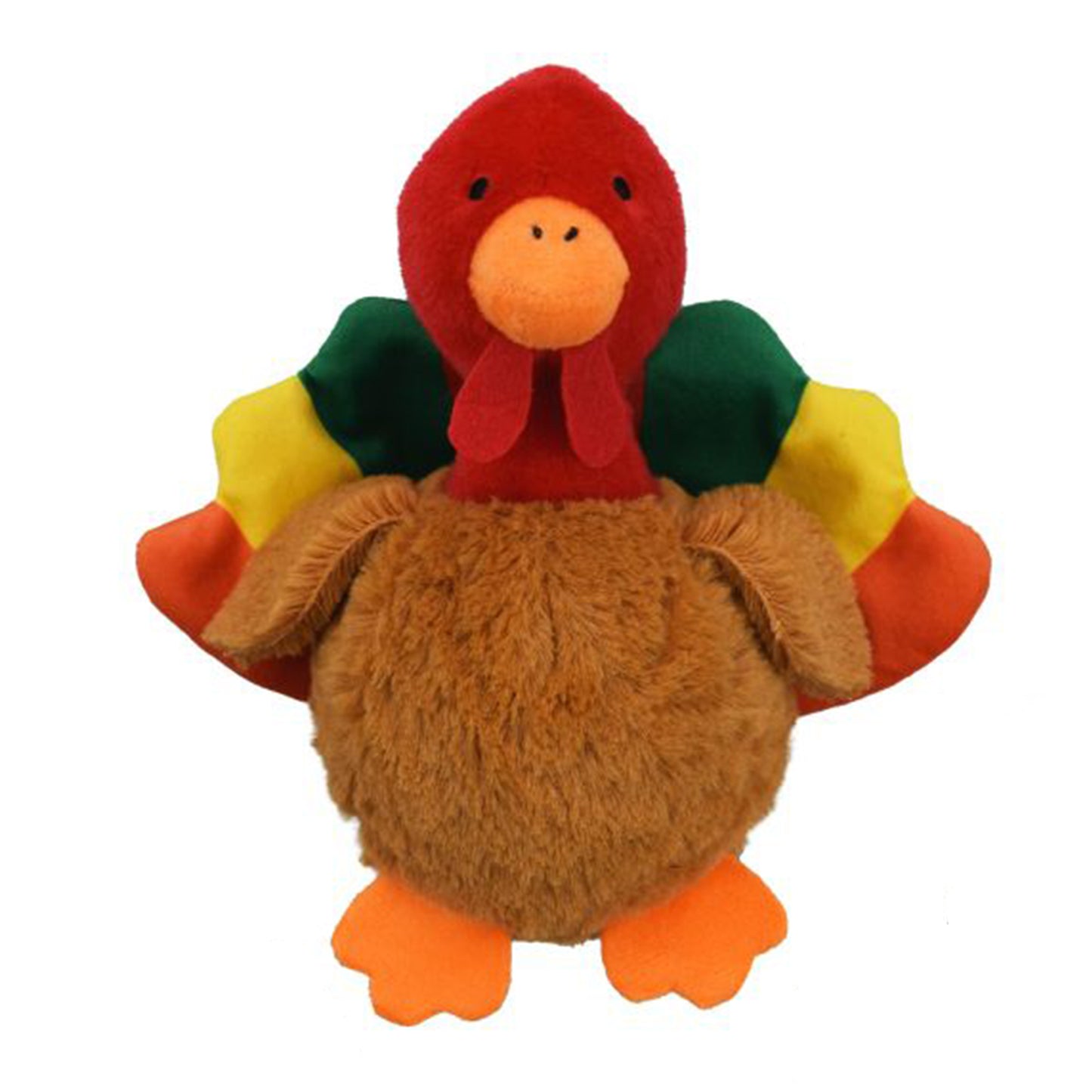 Multipet Harvest Knobby Noggin' Turkey Dog Toy