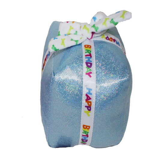 MultiPet Birthday Present Dog Toy - Blue (5.5")