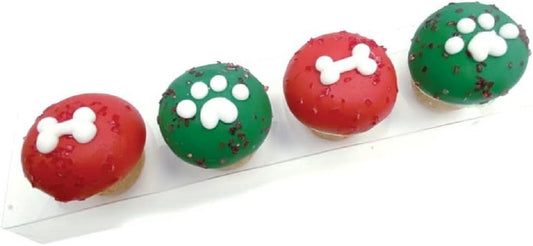 Midlee Christmas Dog Cookies Dog Treats - 4pk