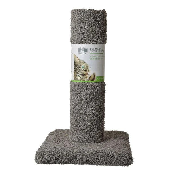 Urban Cat Cat Carpet Scratching Post- Assorted Colors - 20"