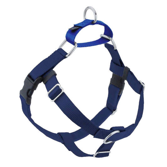 2 Hounds Design Freedom No-Pull Dog Harness ONLY, Large 1", Navy Blue