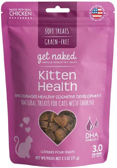 Get Naked Kitten Health Soft Natural Cat Treats - 2.5 oz