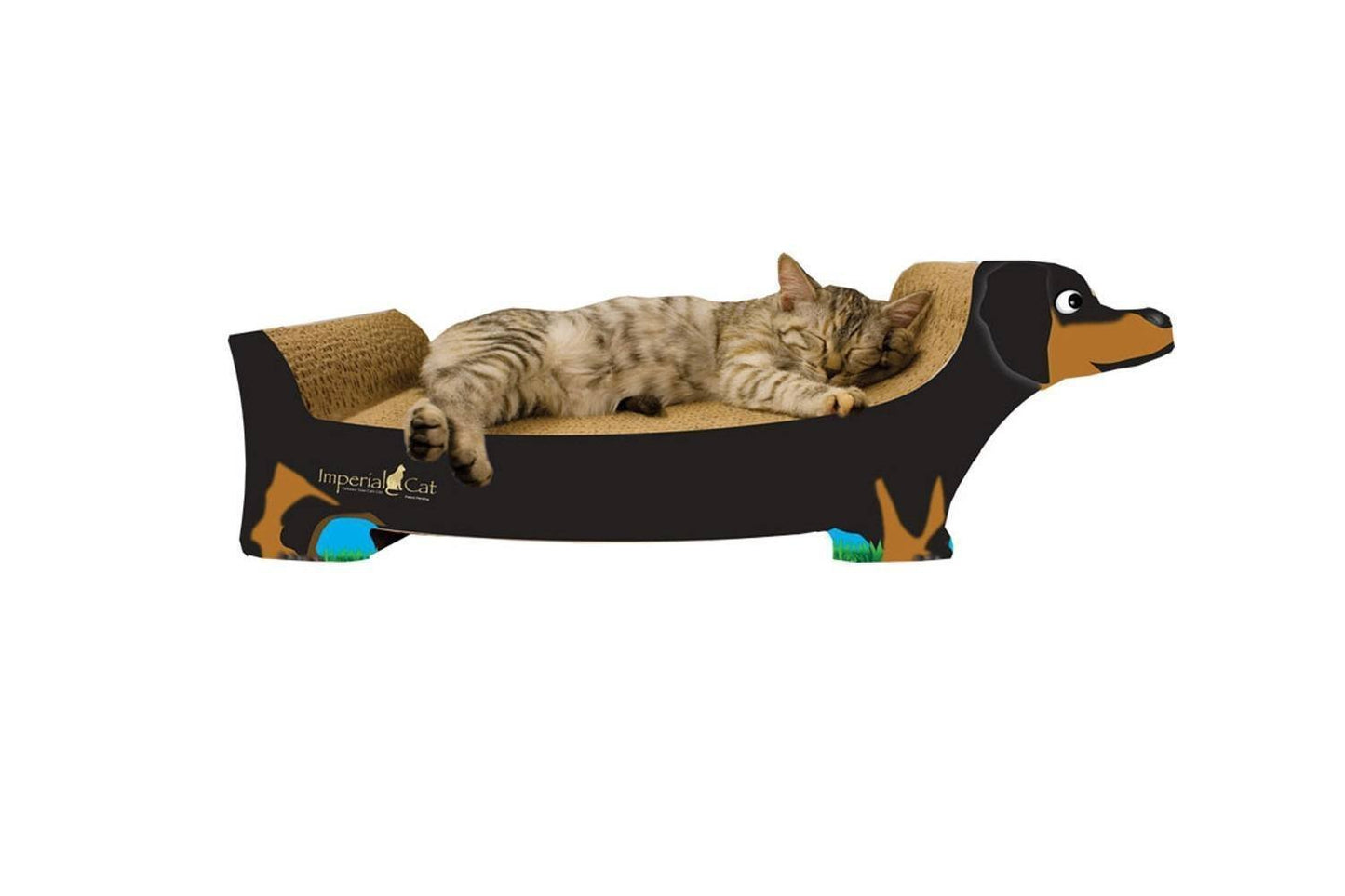 Imperial Cat Black Dachshund Scratch 'n Shape, Large