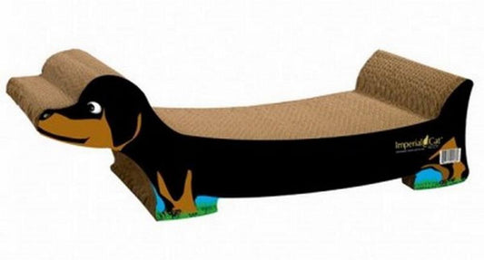 Imperial Cat Black Dachshund Scratch 'n Shape, Large