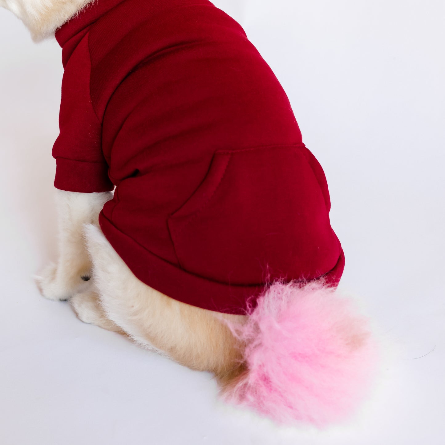 Midlee Burgundy Dog Sweatshirt