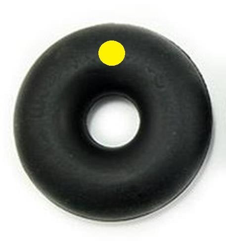Goughnuts - Indestructible Chew Toy MAXX 50 - Black Ring