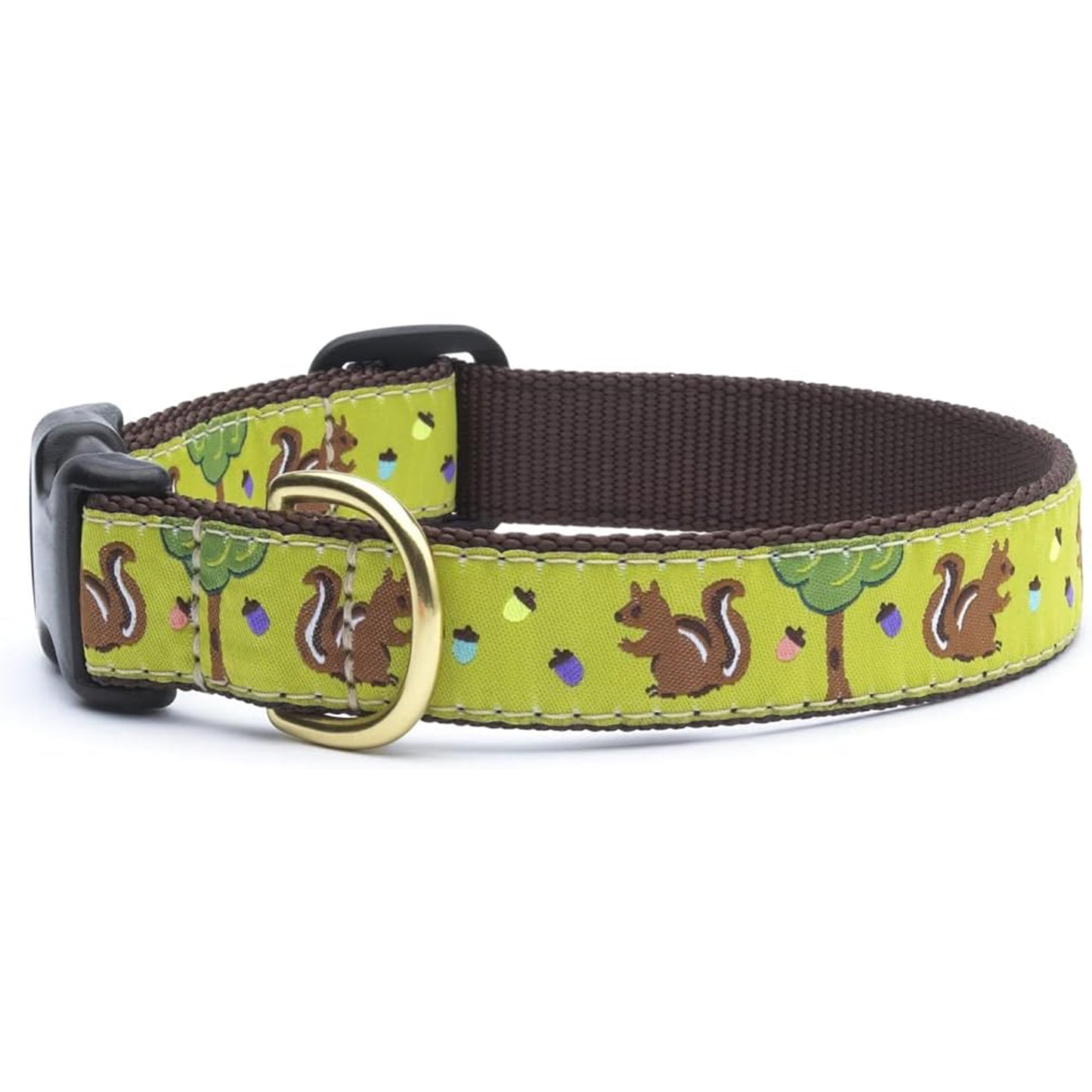 Up Country Fun-Nuts Dog Collar - Medium (12 to 18 inches) 5/8 inch Narrow