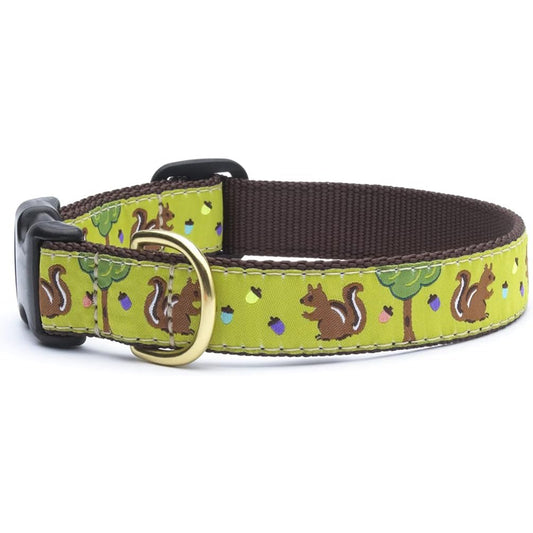 Up Country Fun-Nuts Dog Collar - Medium (12 to 18 inches) 5/8 inch Narrow