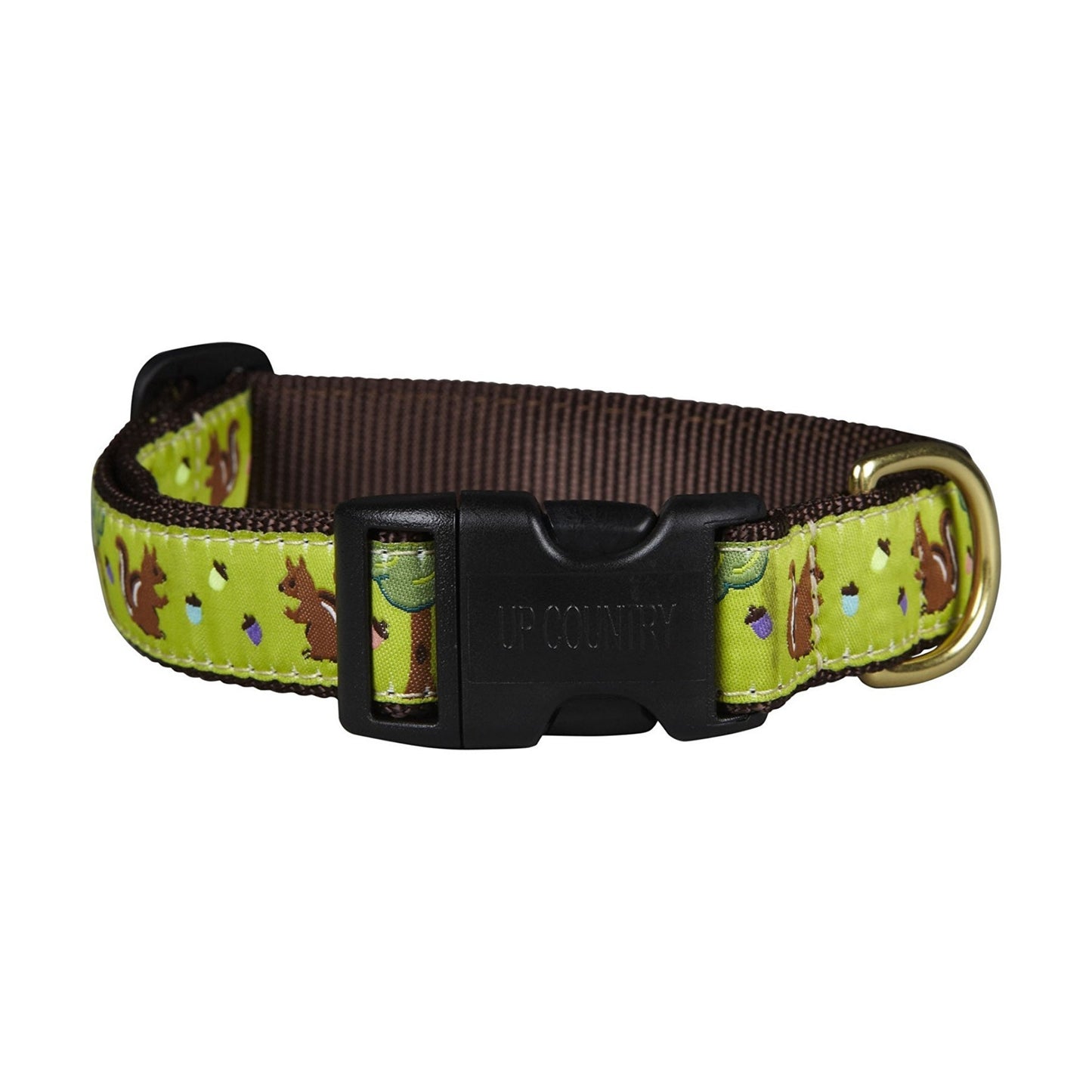 Up Country Nuts Dog Collar (S (9-15”); Wide 1”)
