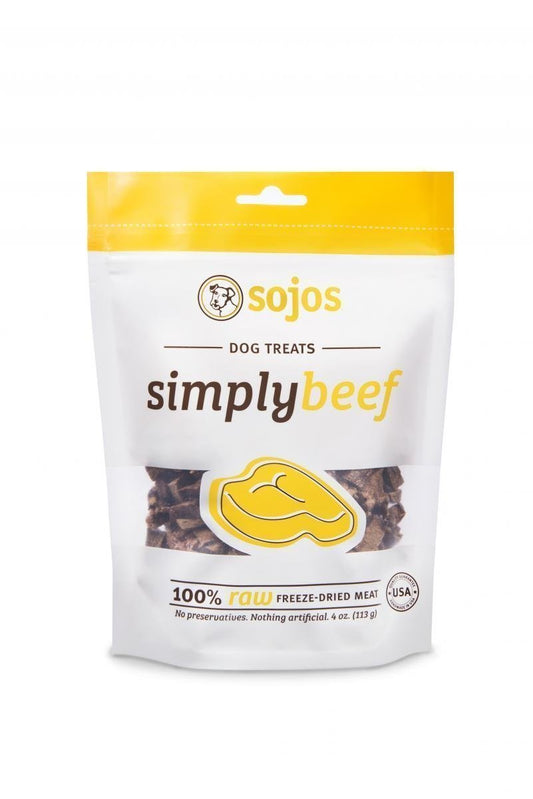 Sojos Sojos Simply Beef Dog Treats, Pack of 2