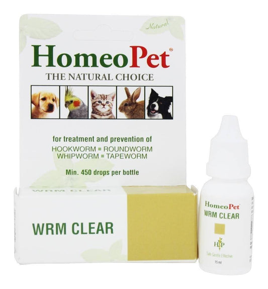 Homeopet Remedies Warm Clear 15 ml