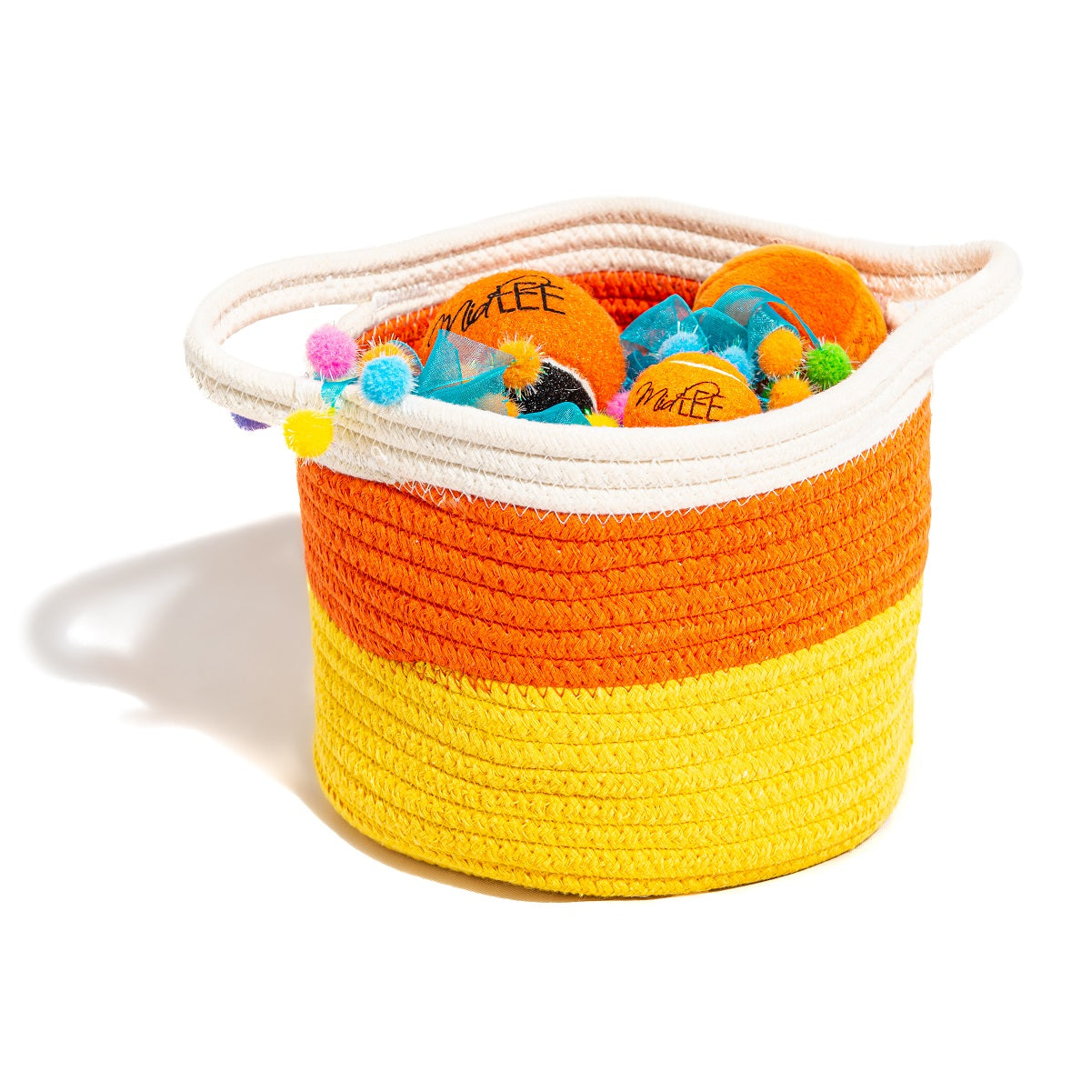 Midlee Candy Corn Rope Basket