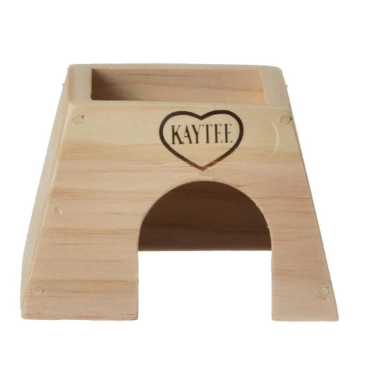 Kaytee Woodland Get A Way House  (5"L x 4.5"W x 3.25"H)