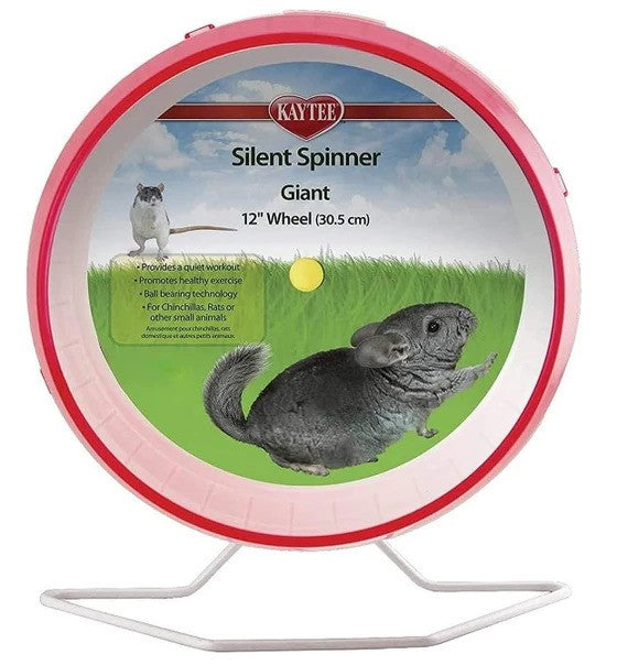 Kaytee Silent Spinner Small Pet Wheel Assorted Colors - Giant (12" Diameter)