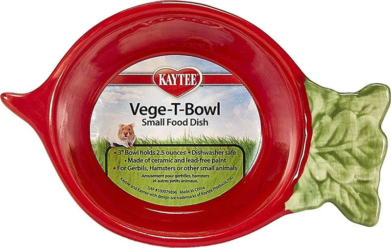 Kaytee Veg-T-Bowl - Raddish (3" Diameter)