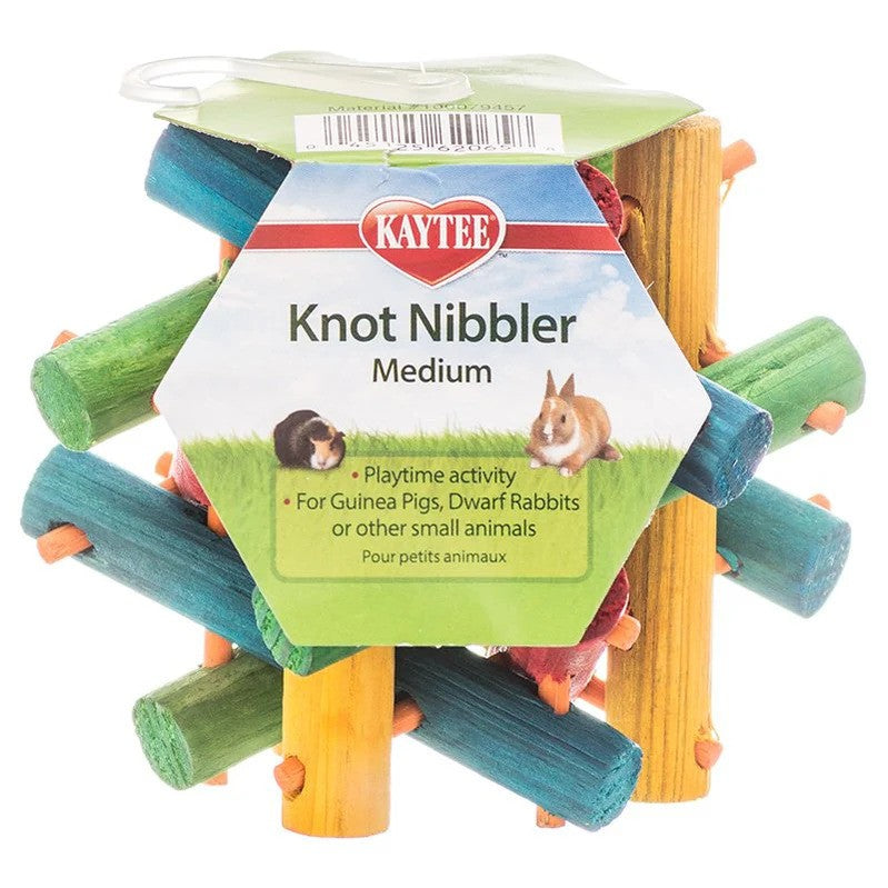 Kaytee Knot Nibbler Interactive Small Pet Chew Toy - Medium