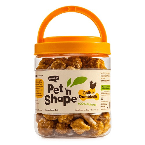 Pet 'n Shape Chik 'n Dumbbells Dog Treats- 16 oz