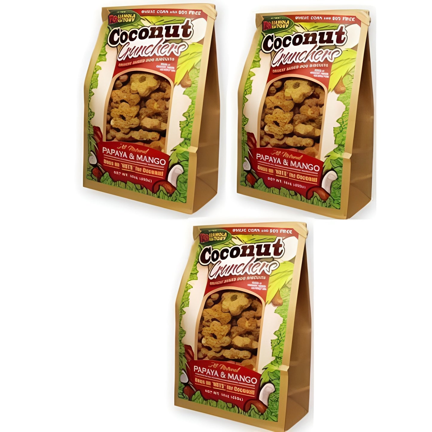 K9 Granola Factory Papaya and Mango Coconut Crunchers (Pack of 3)