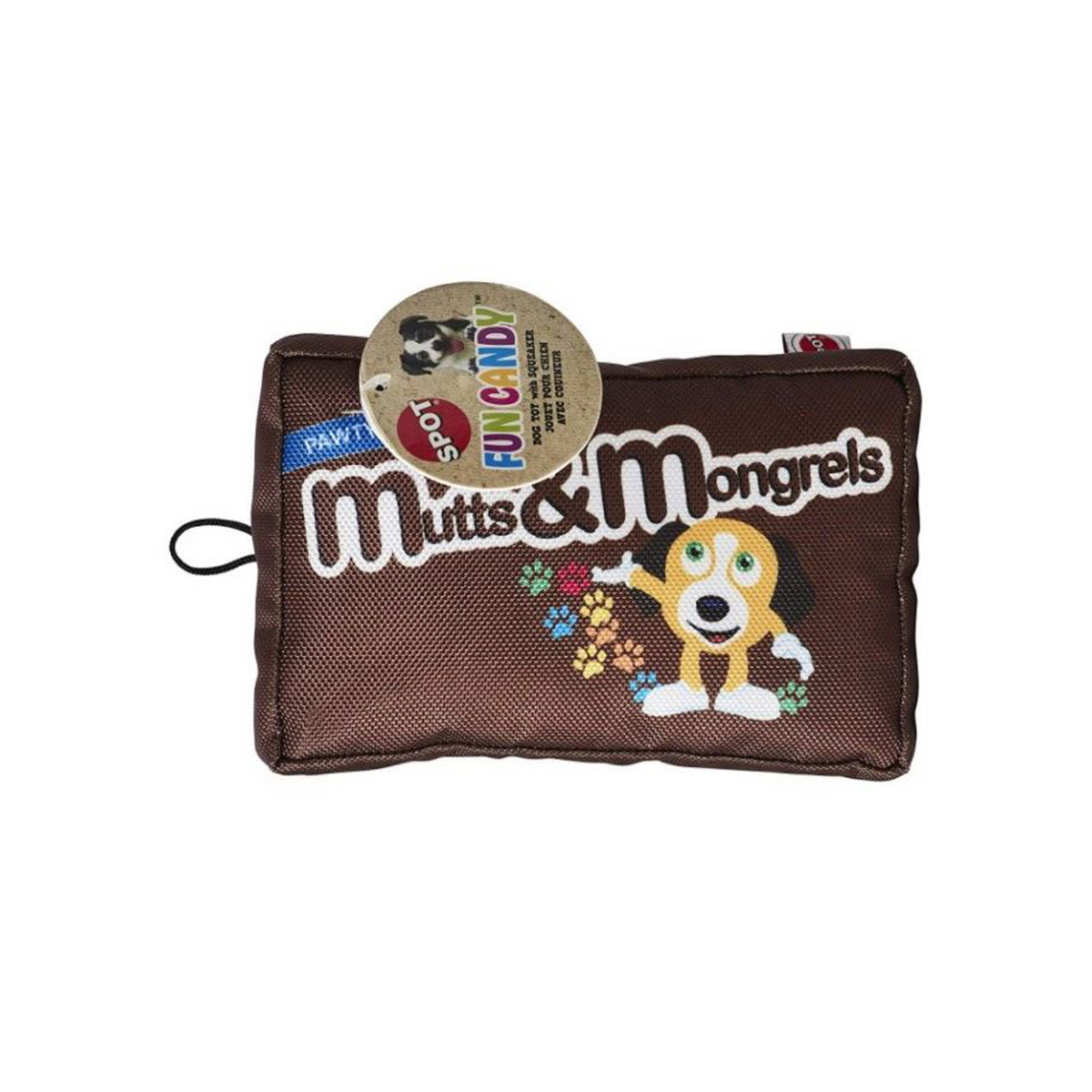 Spot Fun Candy Mutts & Mongrels Plush Dog Toy