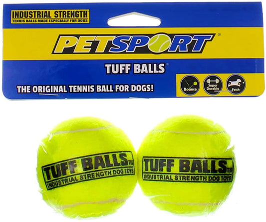 Petsport Tuff Ball Dog Toy - Original- 2.5"- 2pk