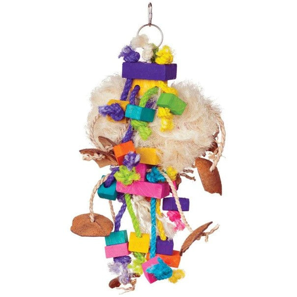 Prevue Hendryx Bodacious Bites Tough Puff Bird Toy