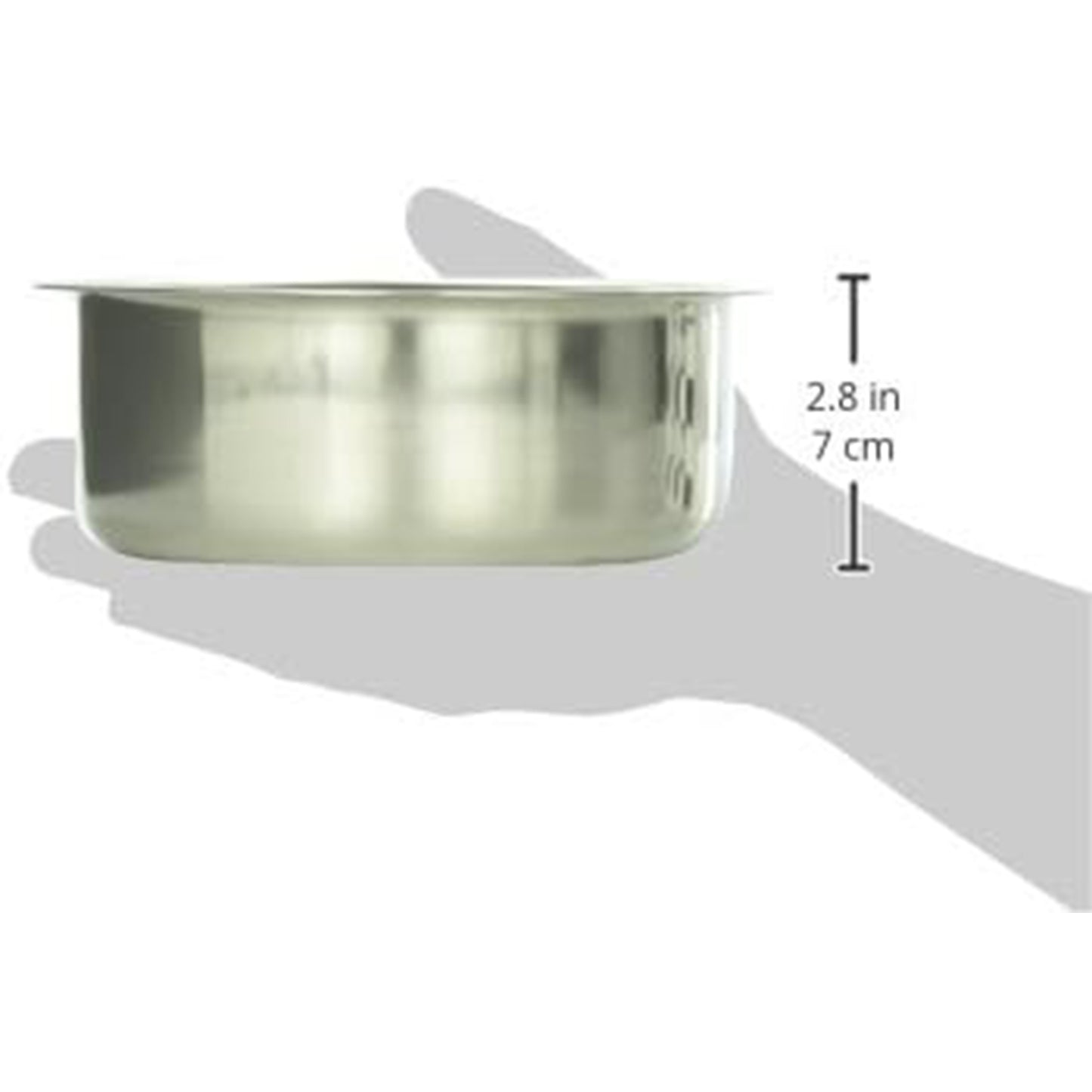 QT Dog Stainless Steel Pet Bowl Coop Cup with Clamp - 48 oz