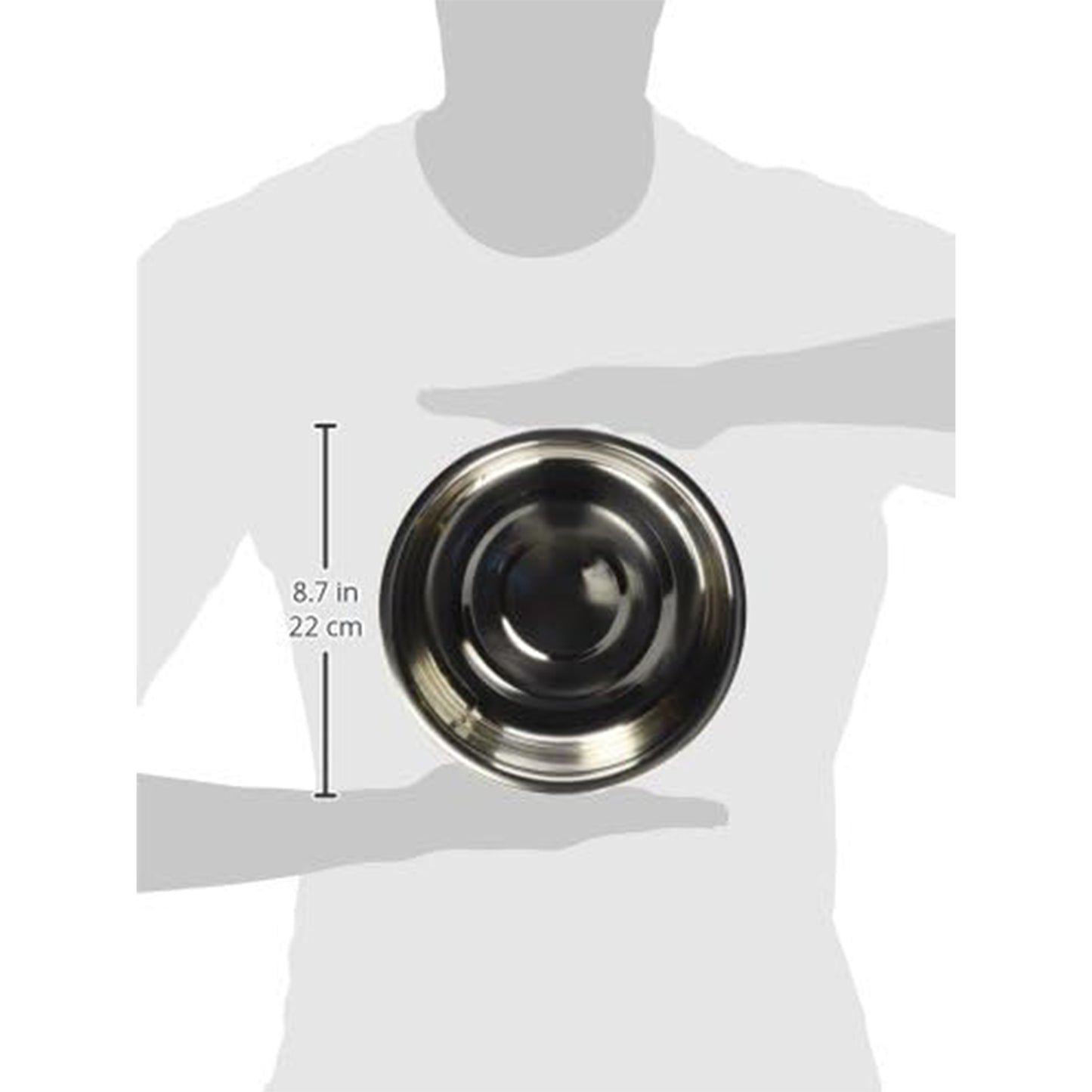 QT Dog Stainless Steel Pet Bowl Coop Cup with Clamp - 64 oz