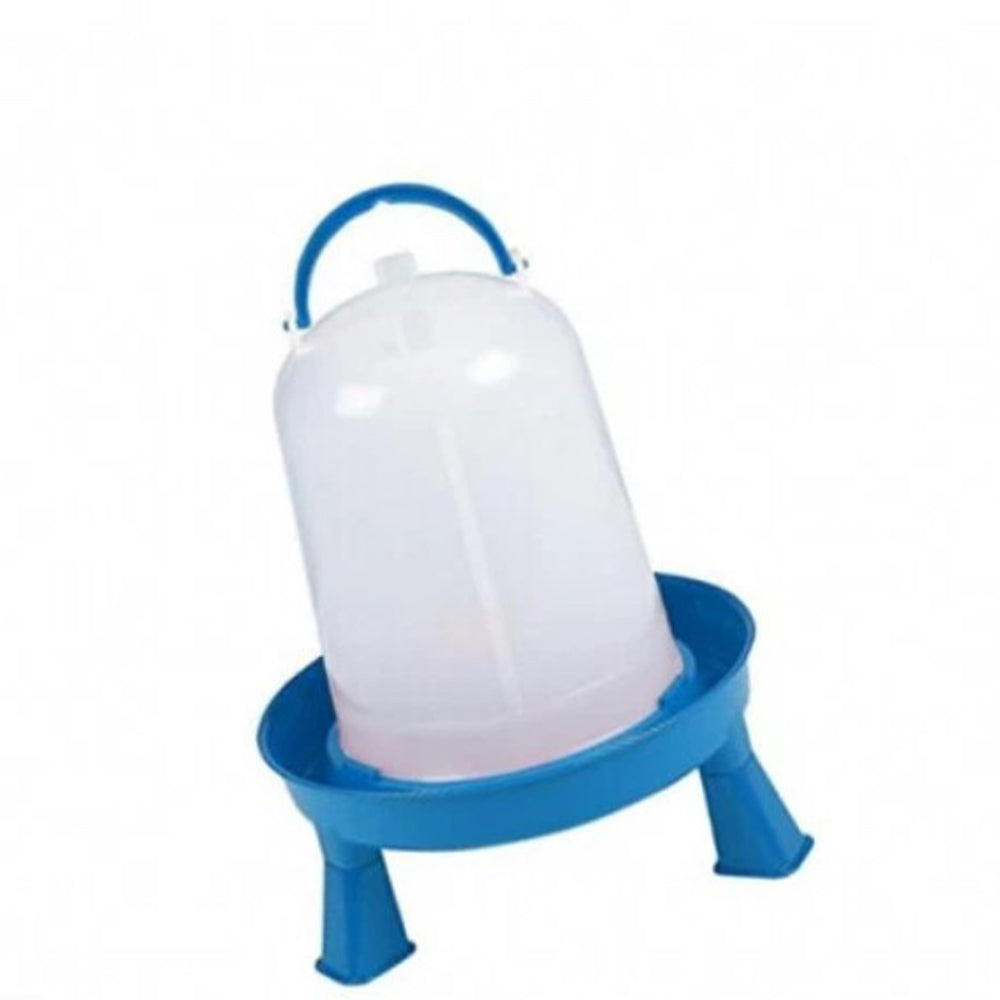Double-Tuf Poultry Waterer with Legs Durable Water Container - 1.5 Quart