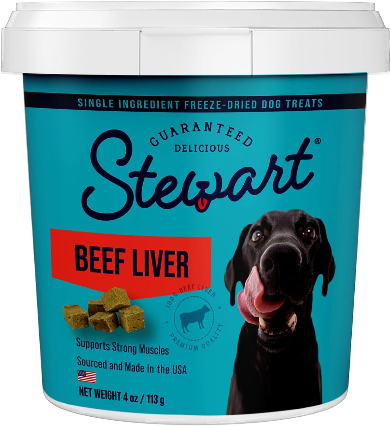 Stewart Pro-Treat 100% Pure Beef Liver for Dogs - 4 oz