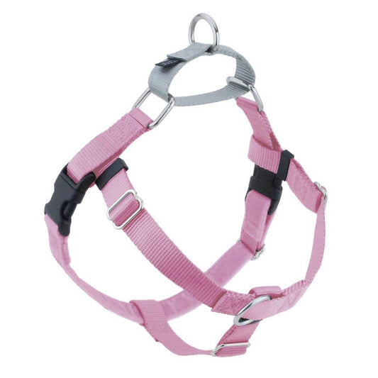 2 Hounds Design Freedom No-Pull No Leash Harness Only, 1-Inch, Large, Rose