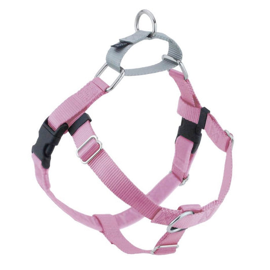 2 Hounds Design Freedom No Pull Dog Harness ONLY, Rose Pink, 1" Medium