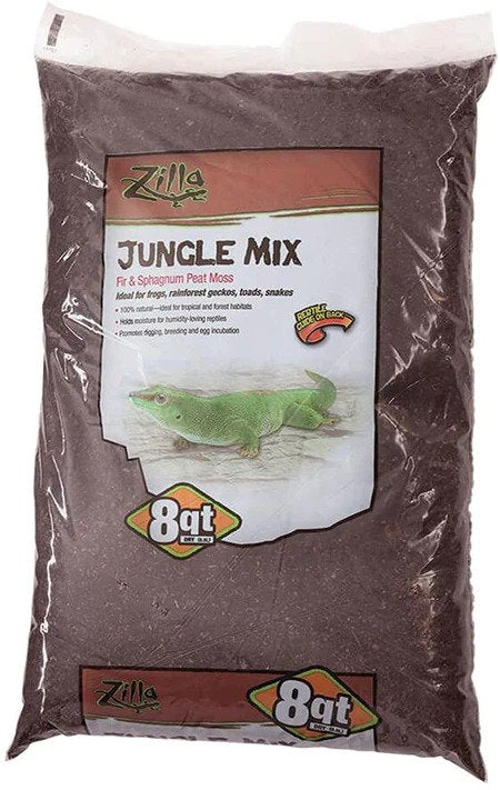 Zilla Lizzard Litter Fir & Sphagnum Peat Moss Jungle Mix - 8qt