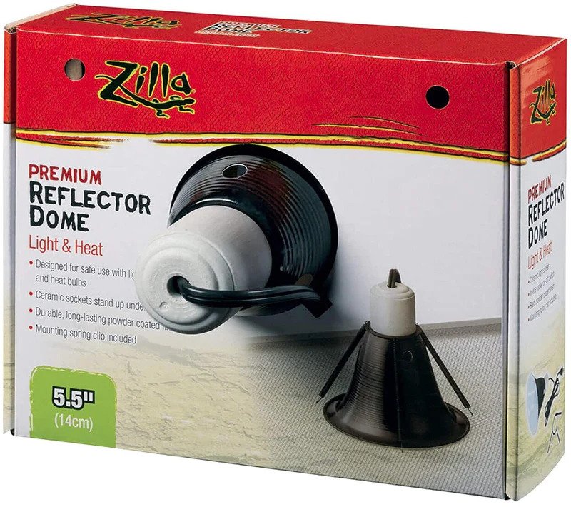 Zilla Premium Reflector Dome Light & Heat - 5.5"