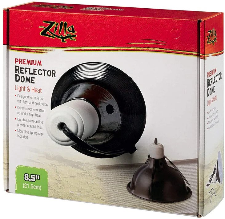 Zilla Premium Reflector Dome Light & Heat - 8.5"