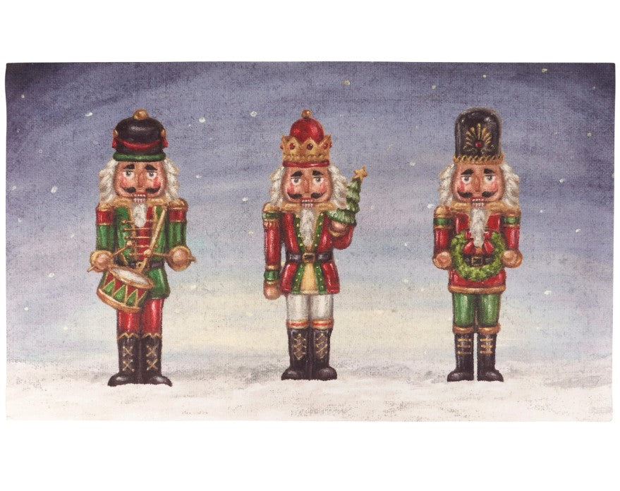 Primitives by Kathy Christmas Nutcrackers Rug- Indoor/Outdoor