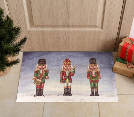 Primitives by Kathy Christmas Nutcrackers Rug- Indoor/Outdoor
