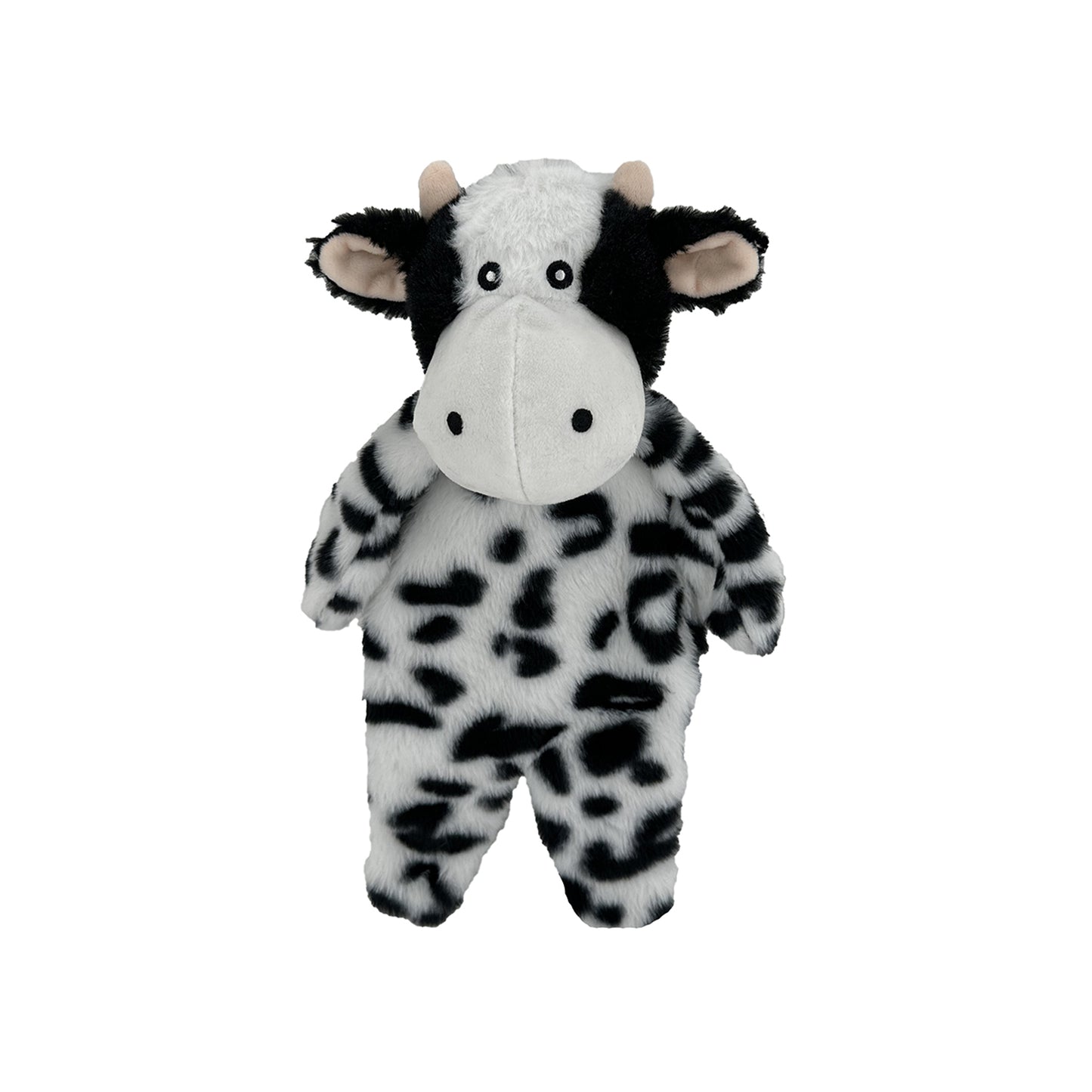 Petlou Floppy Cow Super Soft Animal Plush Dog Toys - 13"