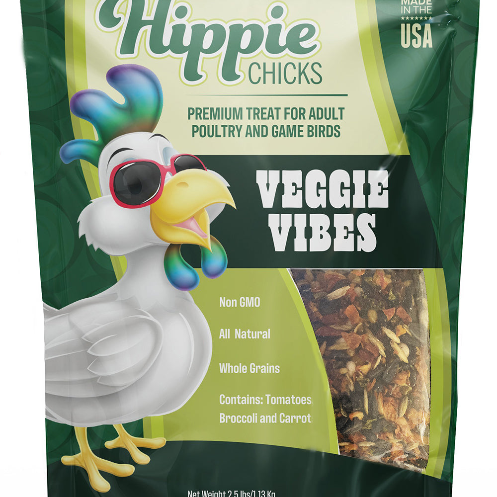 Hippie CHICKS Veggie Vibes Whole Grains Treats - 2.5 Lbs